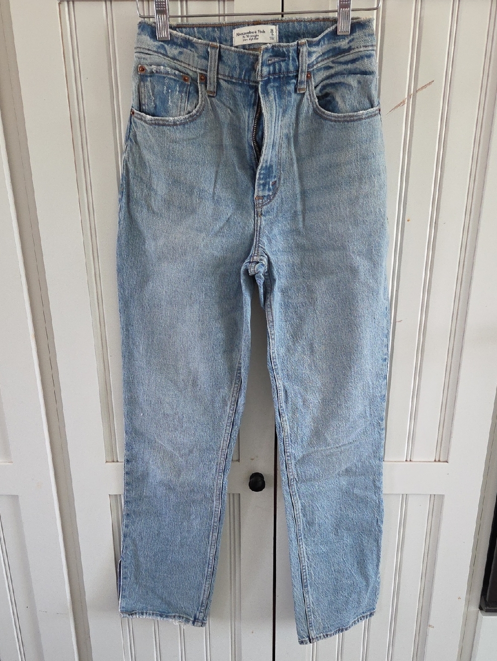 Abercrombie & Fitch Womens 90s Ultra High Rise Curve Love Denim Jeans 25/0